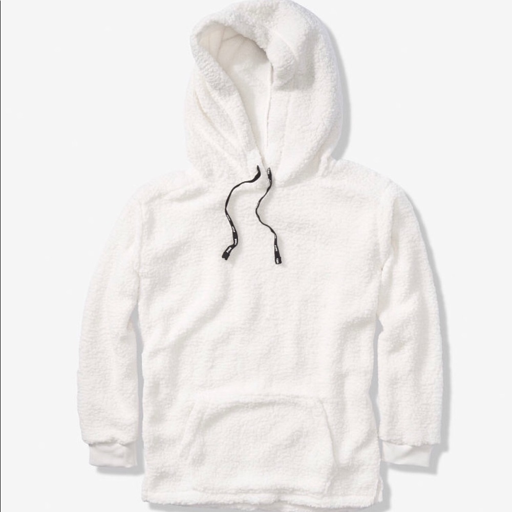 VS PINK Sherpa Campus Pullover